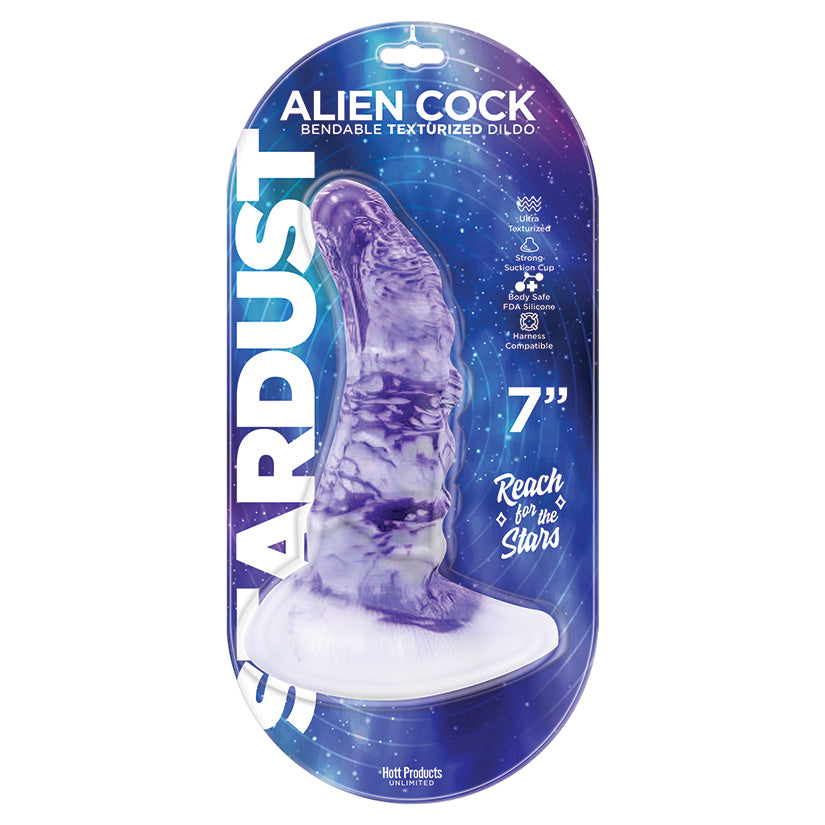 Alien Cock Silicone Textured Dildo 7"